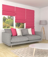 Store bateau tamisant rose blush