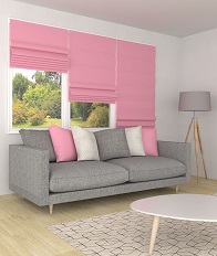 Store bateau occultant rose candy