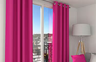 Rideau occultant rose magenta