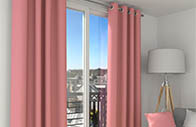 Rideau occultant rose blush