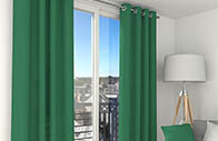 Rideau tamisant vert sapin