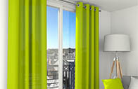 Rideau tamisant vert pomme