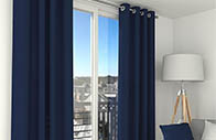 Rideau tamisant bleu marine