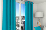 Rideau tamisant bleu caraibes