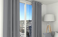 Rideau tamisant gris plomb