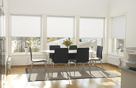 Store plisse  classique sans percage tamisant