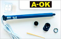 Moteur filaire AOK® pour volet roulant