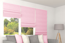 Store bateau tamisant rose dragee