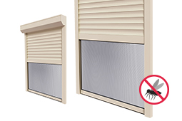 Volet roulant moustiquaire pvc électrique