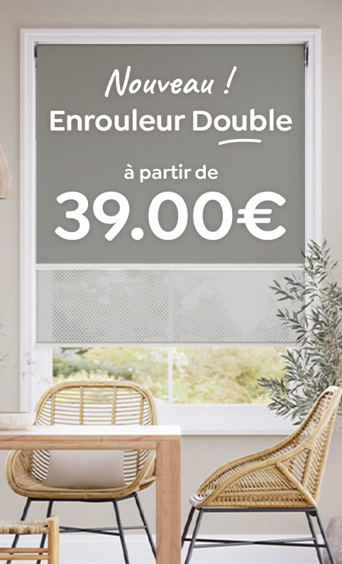 store enrouleur double