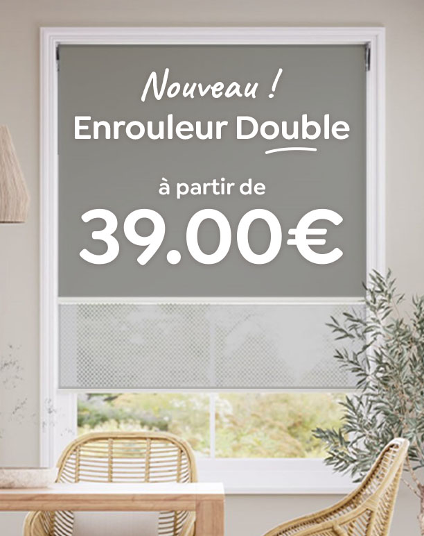 store enrouleur double