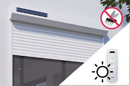 Volet roulant moustiquaire radio solaire