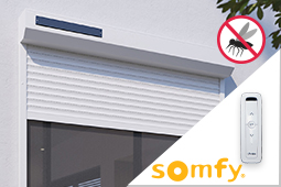 Volet roulant solaire somfy moustiquaire intgre