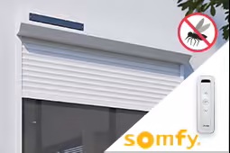 Volet roulant solaire somfy moustiquaire int�gr�e