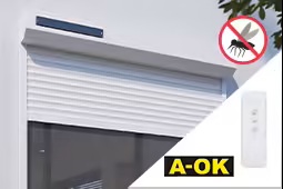 Volet roulant solaire aok moustiquaire int�gr�e
