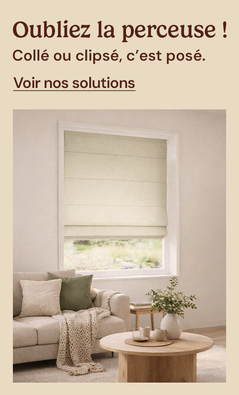 stores intérieurs sans perçage