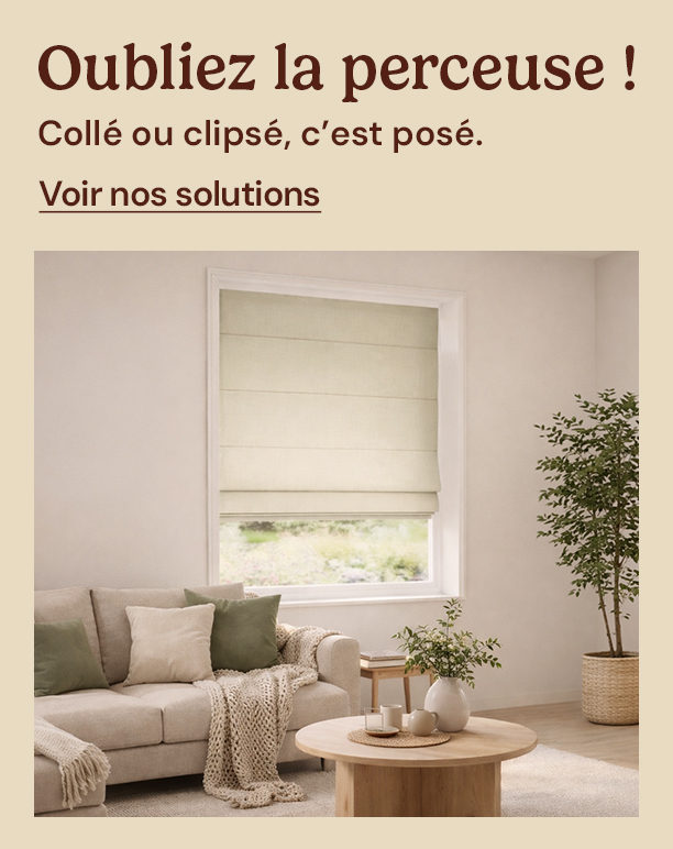 stores intérieurs sans perçage