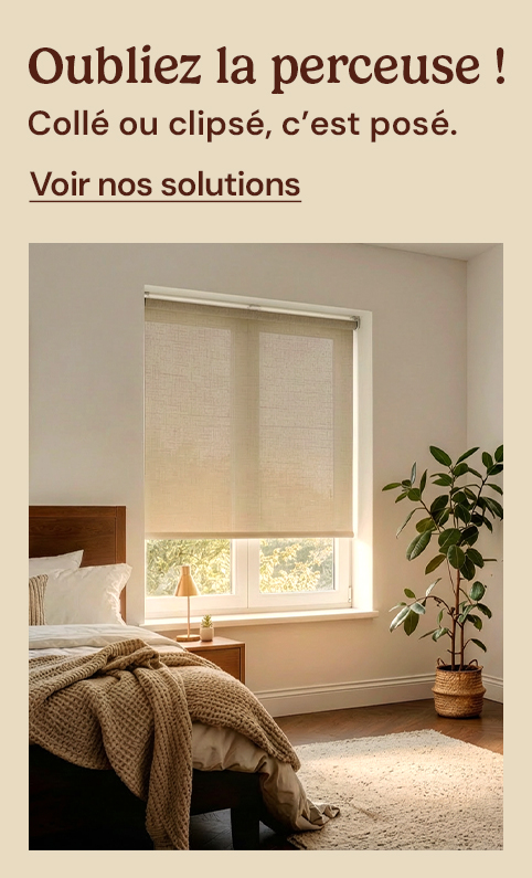 store enrouleur sans perçage