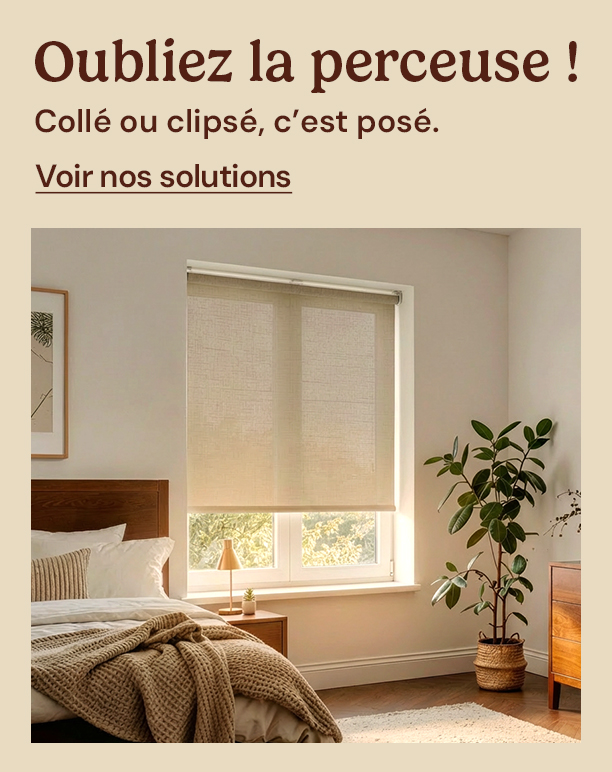 store enrouleur sans perçage