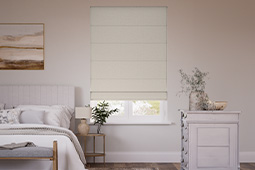 Store bateau sans percage velours uni