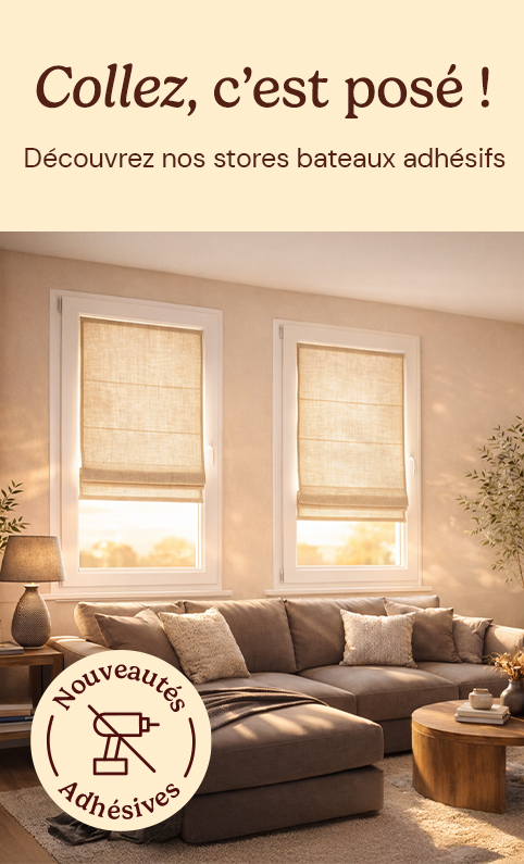 Stores bateaux adhésifs