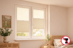 Store pliss� jour nuit adh�sif