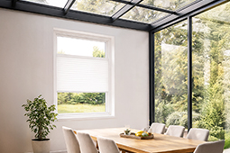 Store pliss� cristal tamisant