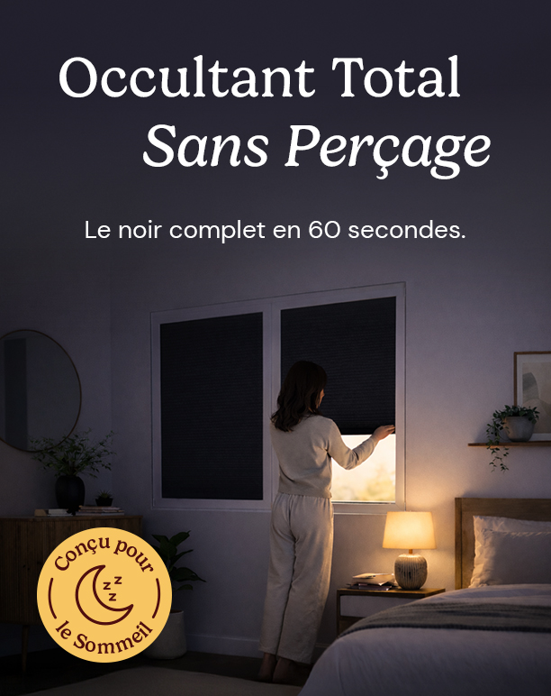 Store plissé occultant total