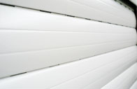 Tablier en aluminium blanc
