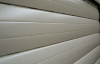 Tablier en aluminium gris