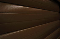 Tablier en aluminium brun foncé