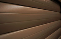 Tablier en aluminium brun