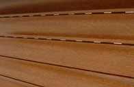 Tablier en aluminium chêne luxe