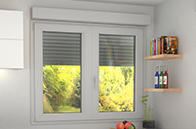 Fenêtre PVC volet intégré