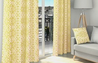 Rideaux Tamisant Scandinave Moutarde