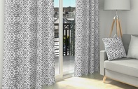Rideaux Tamisant Scandinave Gris