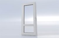 Porte fenêtre PVC triple vitrage