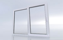 Baie vitrée PVC triple vitrage