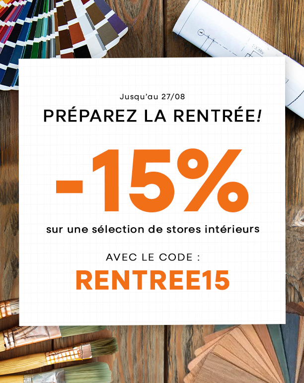 Stores pas cher fabriqués sur mesure, code promo Stores Discount