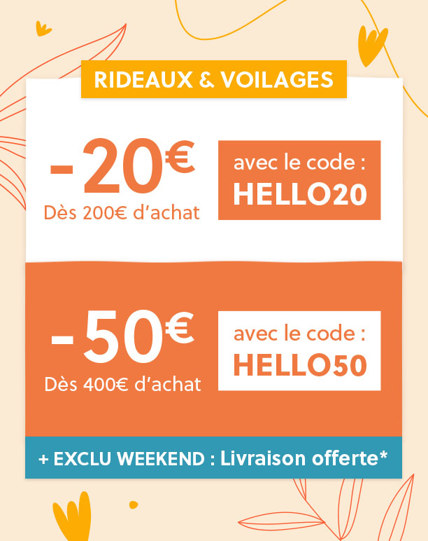 code HELLO20 / HELLO50