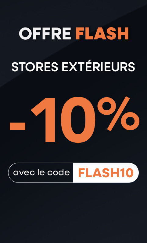 -10% avec le code FLASH10 -10% avec le code FLASH10