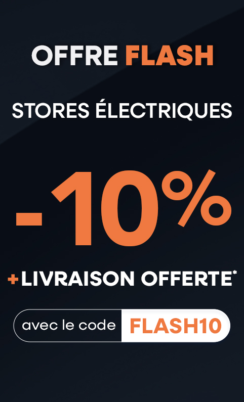 -10% avec le code FLASH10 + Livraison offerte*