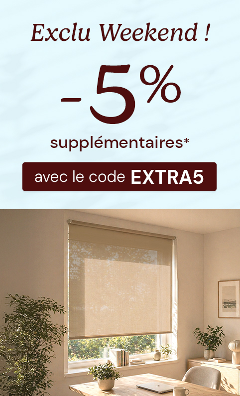 -5% suppl. avec EXTRA5