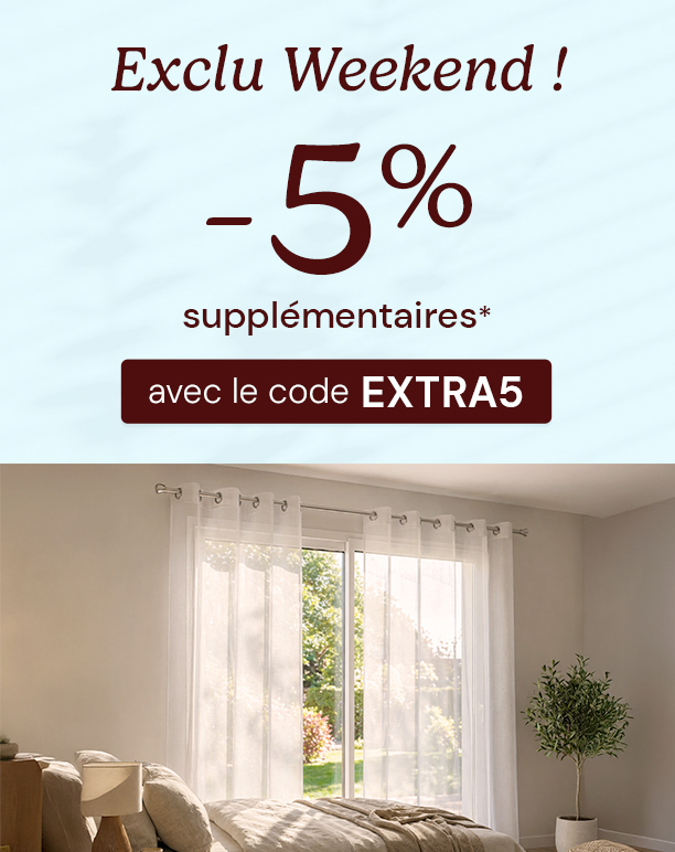 -5% suppl. avec EXTRA5