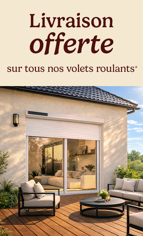 Livraison offerte volets roulants