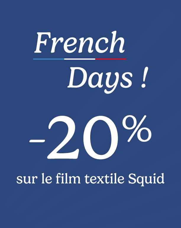 French Days, -20% sur le film textile squid