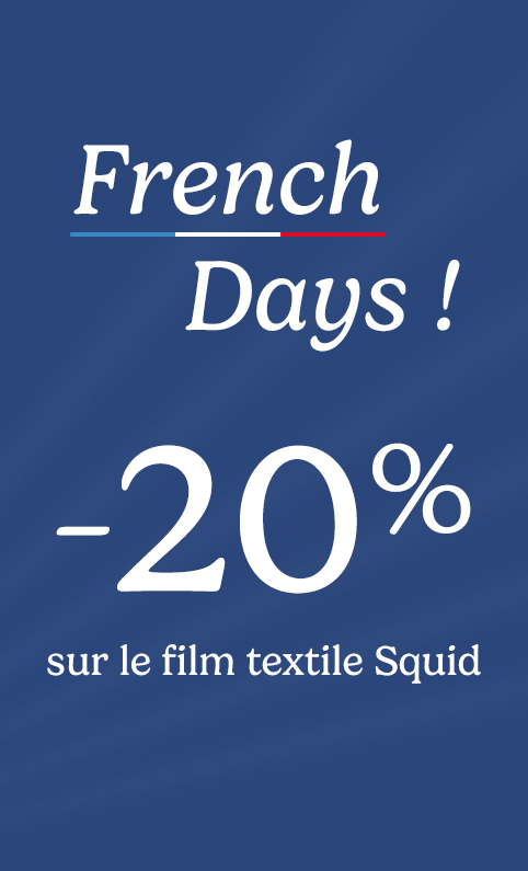 French Days, -20% sur le film textile squid