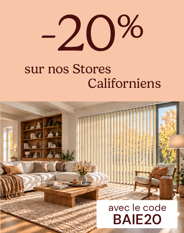 BAIE20 : Stores californiens