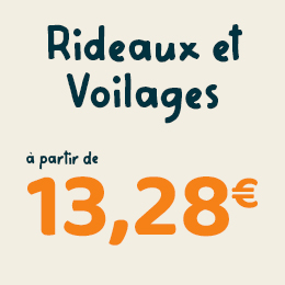 Promos rideaux voilages