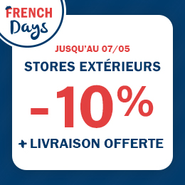 French Days : -10% + livraison offerte sur les stores intrieurs